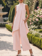Elegantly cut long jumpsuit for women