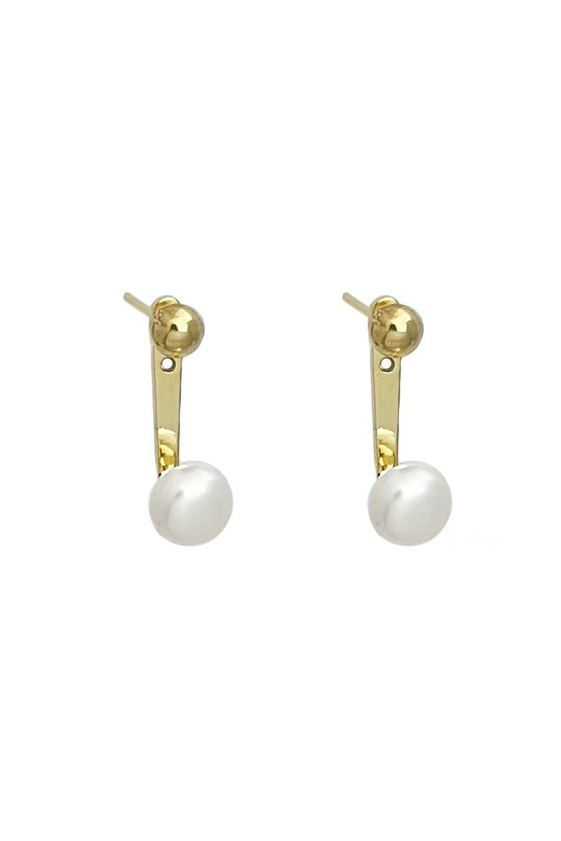 Pearl Decor Simple Earrings