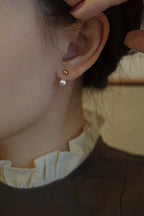 Pearl Decor Simple Earrings
