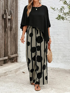 Conjunto Blackrose de verano casual