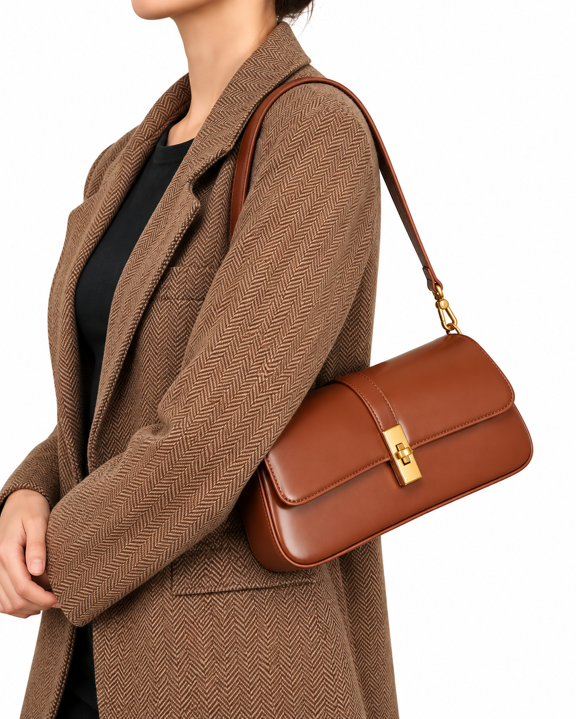 Elegant commuter underarm bag