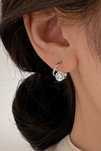 Elegant Rotatable Diamond Earrings
