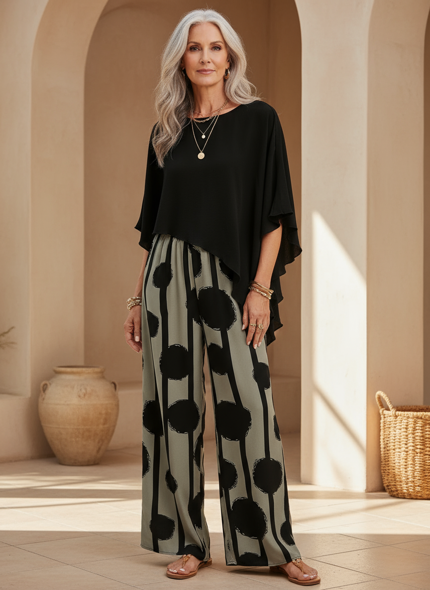 Conjunto Blackrose de verano casual