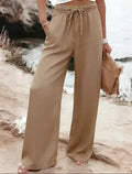 Pantalón palazzo casual elegante de pierna ancha