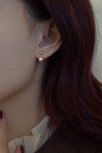 Pearl Decor Simple Earrings